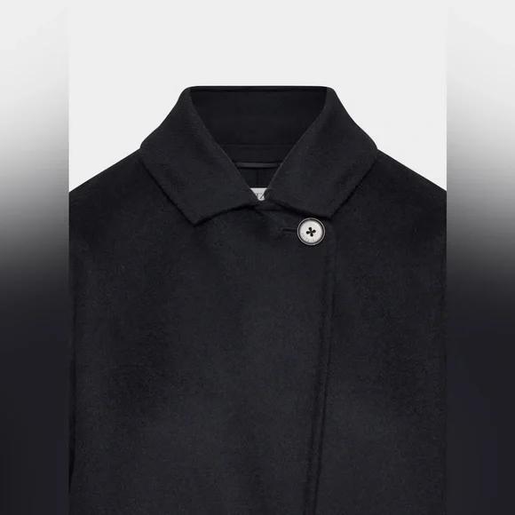 NWT Aritzia The Only Double-Faced Coat - Luxe (Re)Wool - Dark Night Navy Size XS - Picture 8 of 12